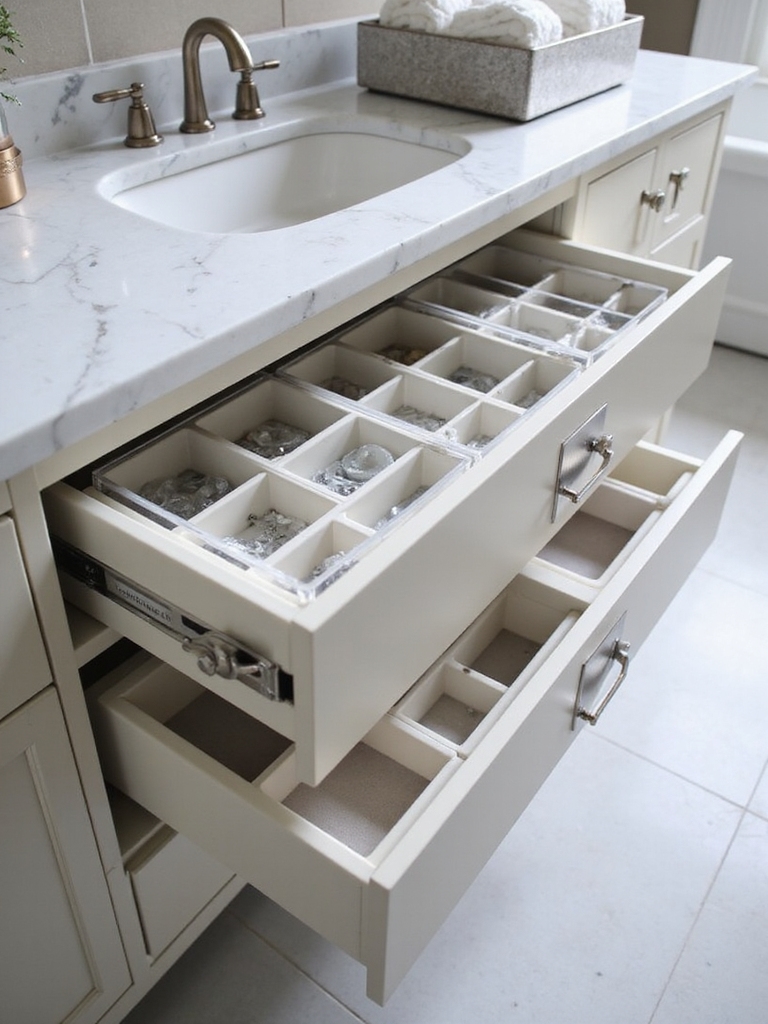 organized drawers with dividers