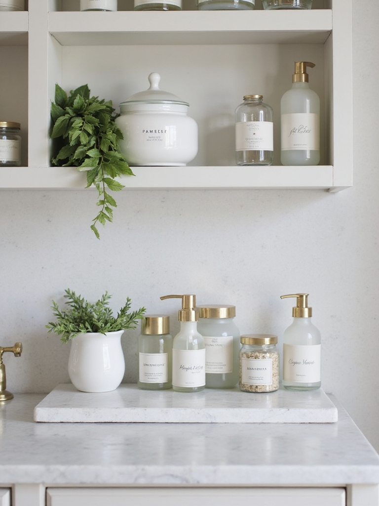 organized essentials for mornings