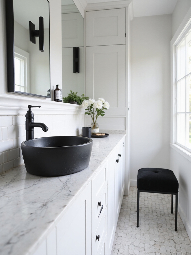 premium high contrast countertops selection