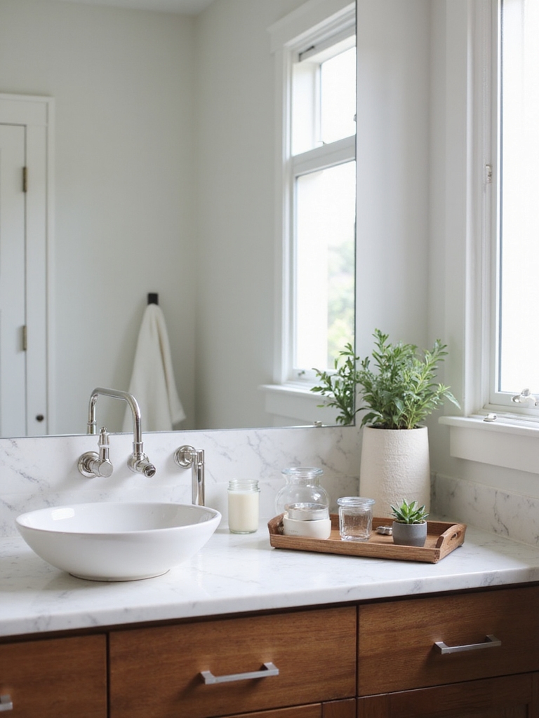 quick countertop organization reset