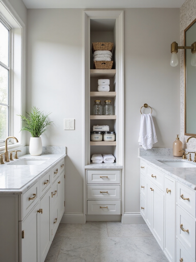realistic bathroom decluttering steps