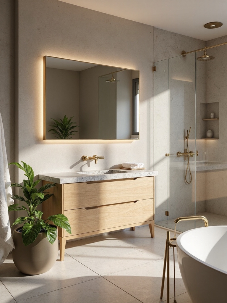 relaxing spa bathroom designs