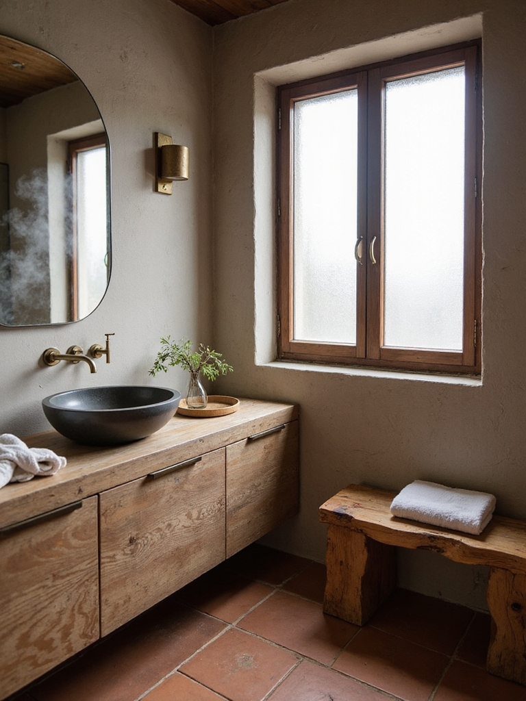 rustic elegance with warmth