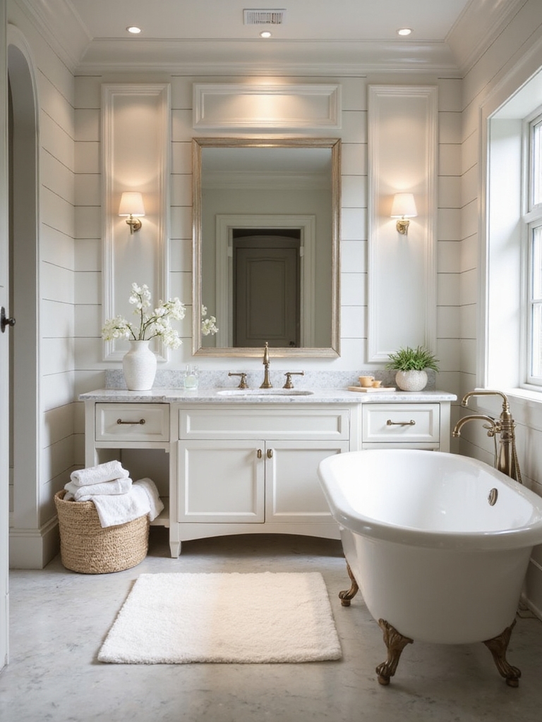 serene bathroom lighting techniques