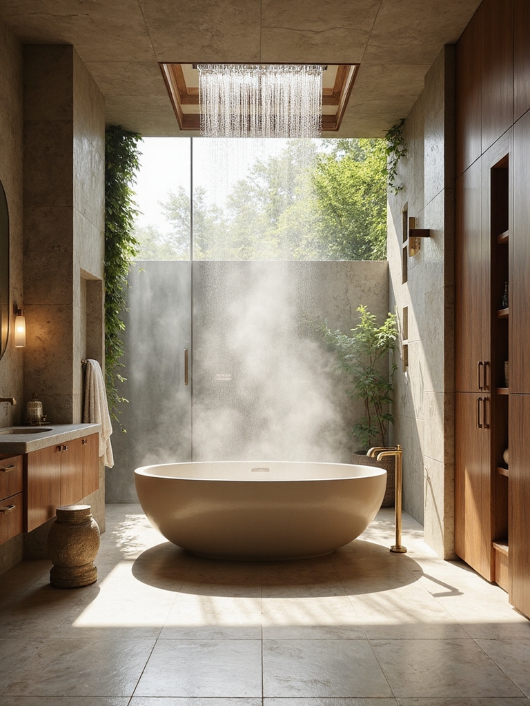 serene spa like bathroom experience