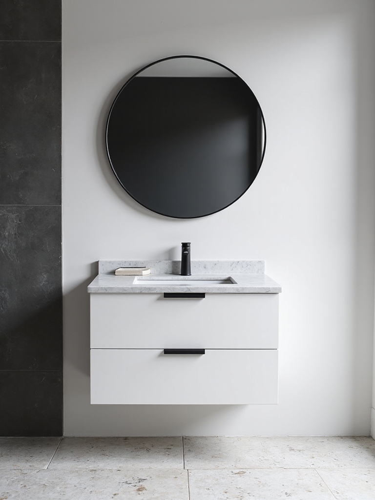 serene white bold black