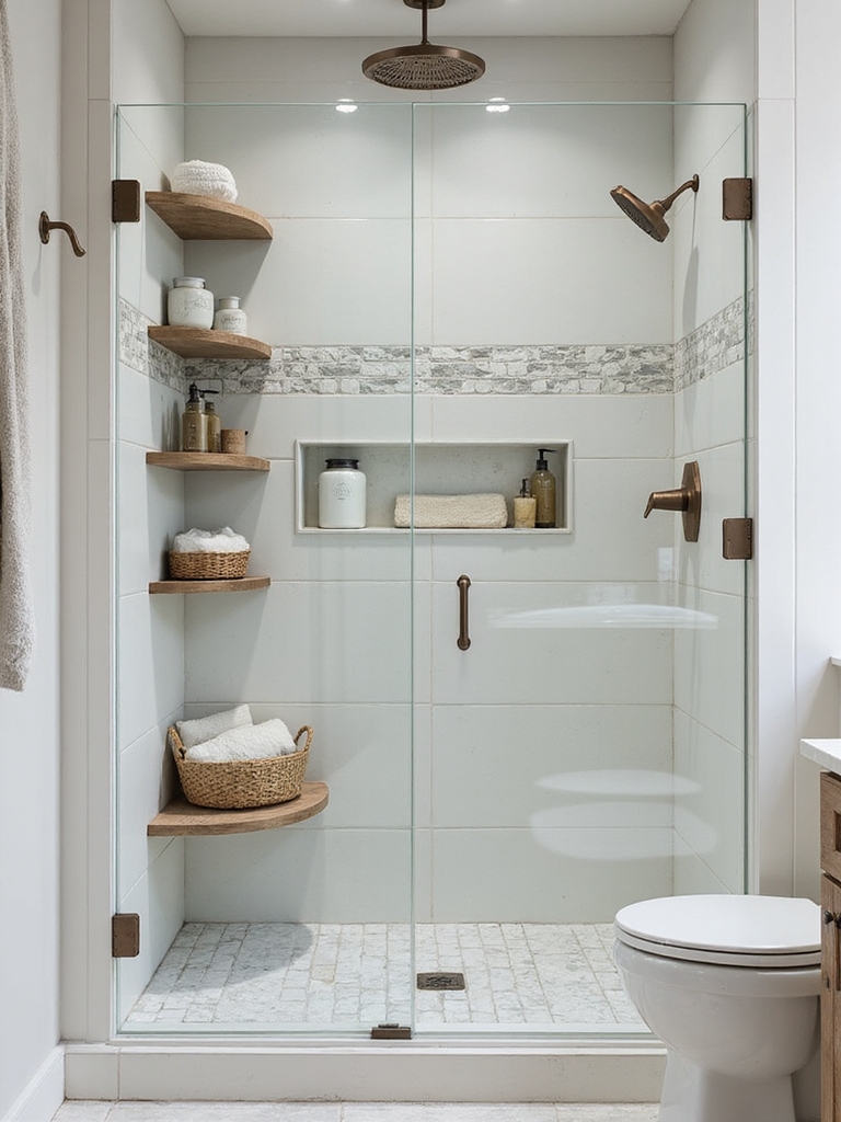 shower organization tips and ideas