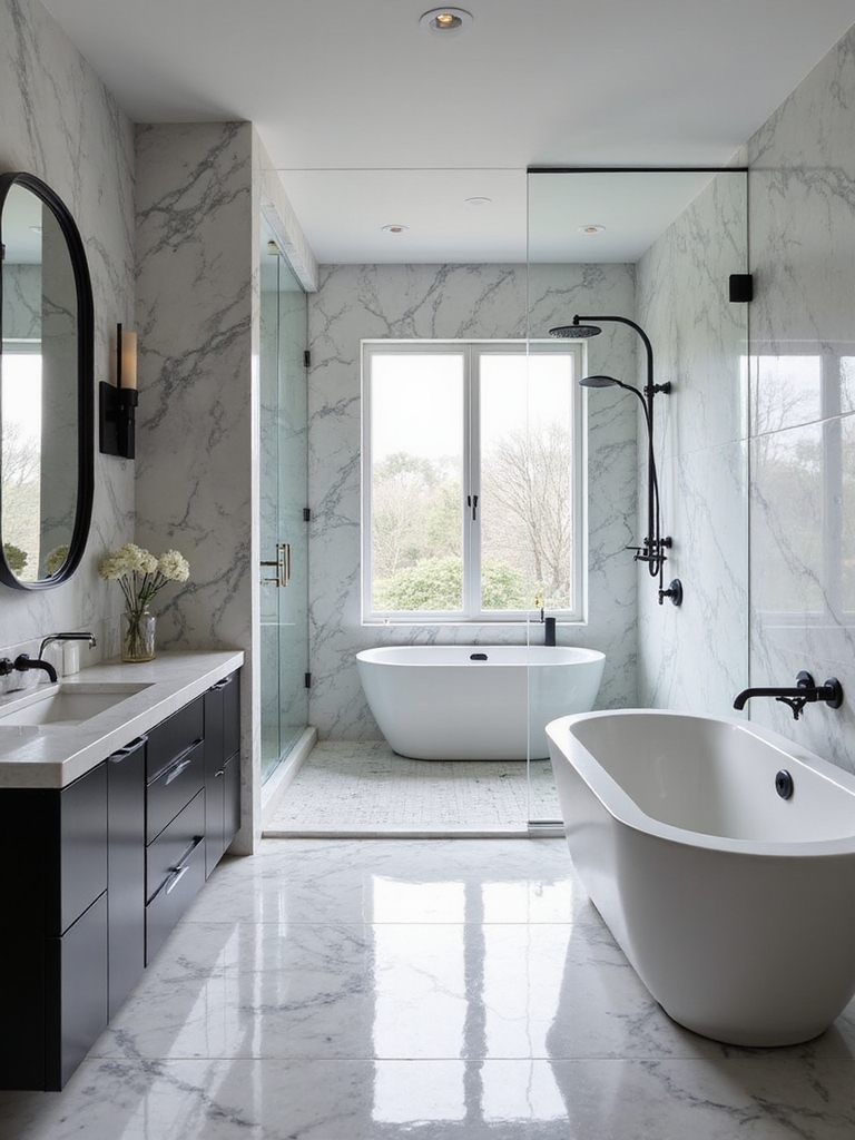 sleek monochrome cabinet elegance