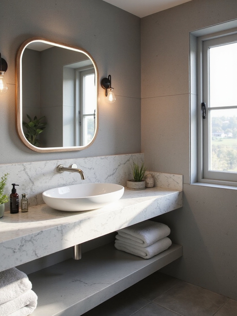 smart affordable bathroom lighting