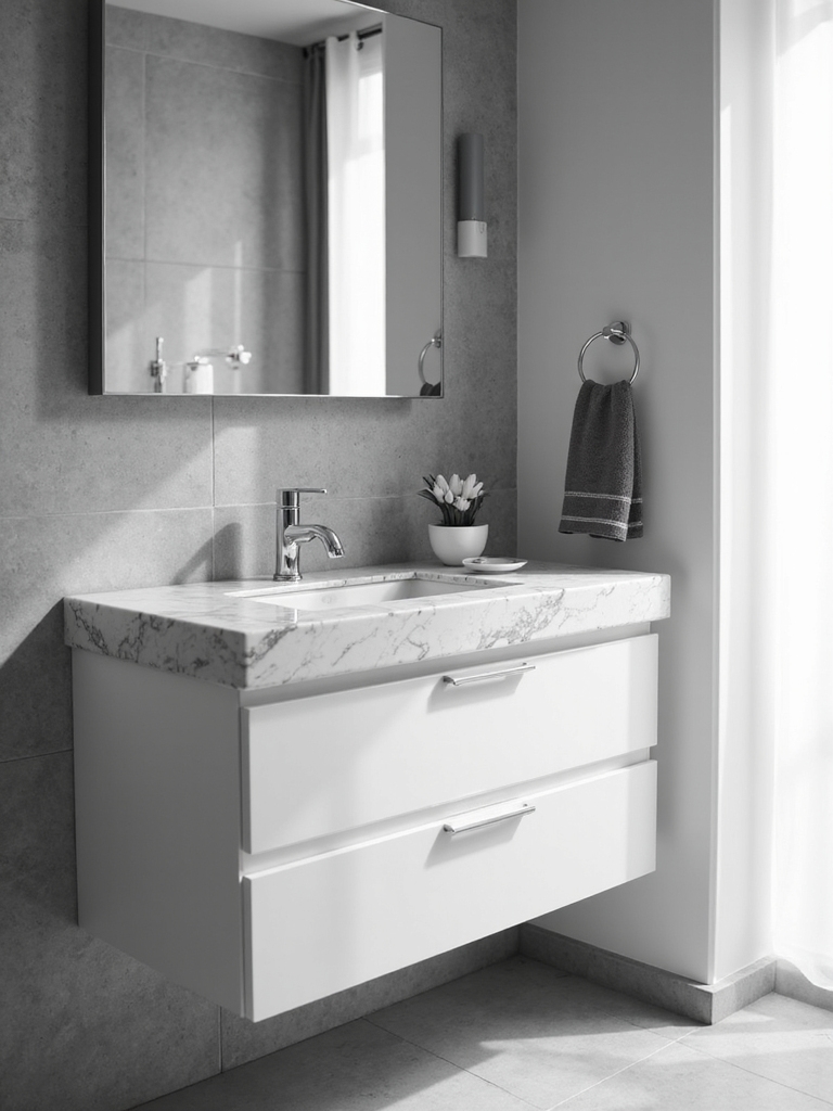smart layered bathroom lighting