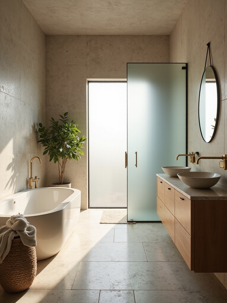 spa inspired bathroom tranquility elements