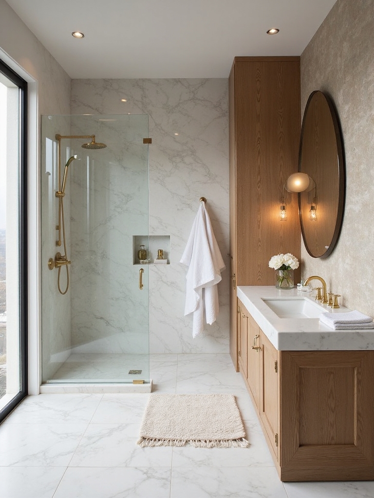 spa inspired master bath design