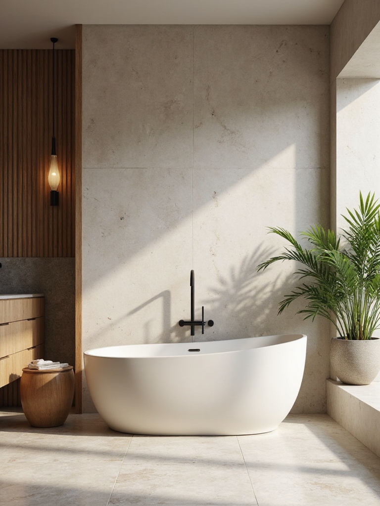 spa like freestanding tub oasis