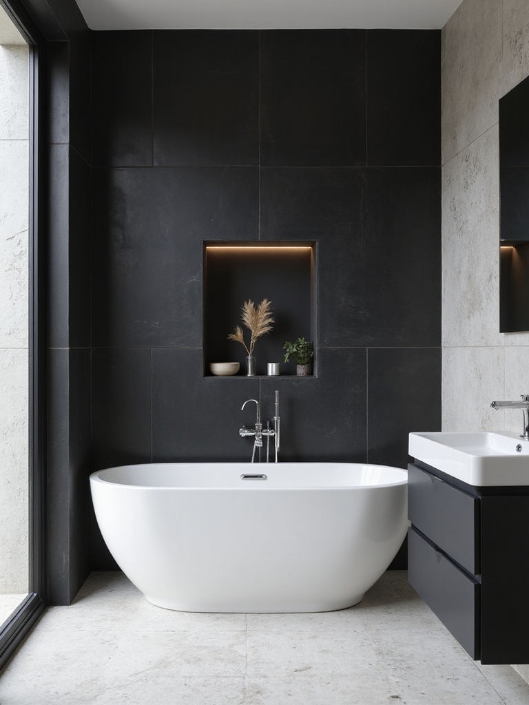 spacious black and white designs