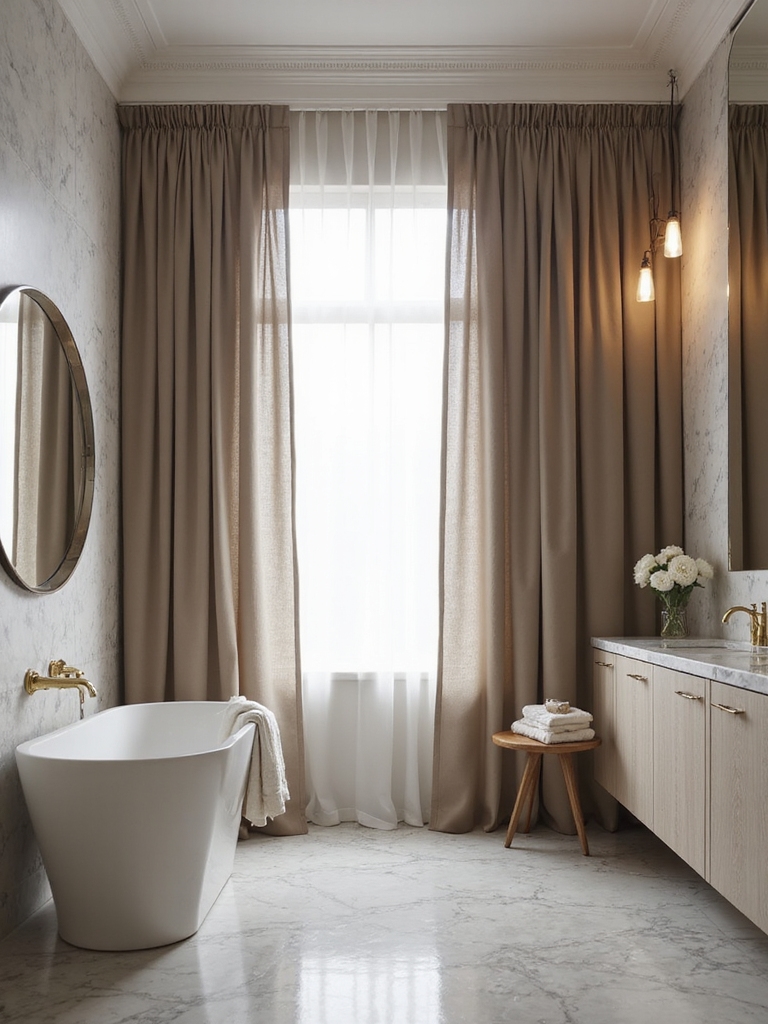 stylish and private curtains