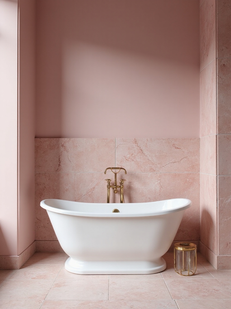 subtle blush neutral palette