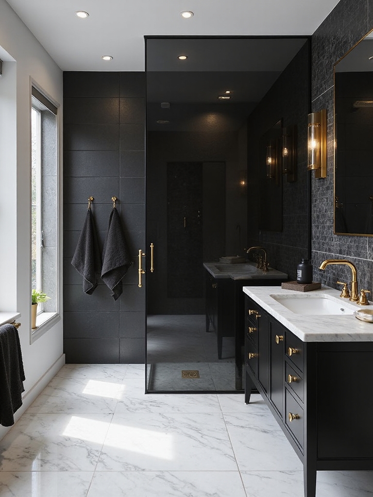 subtle gold accents elevate elegance