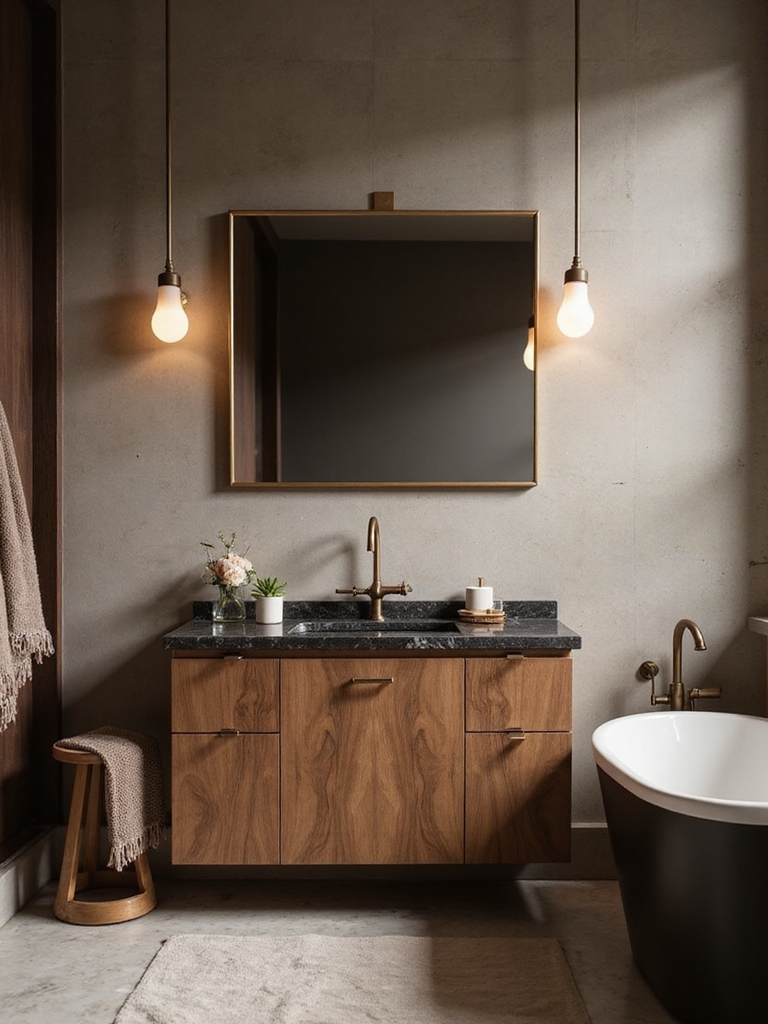 subtle metal luxury accents