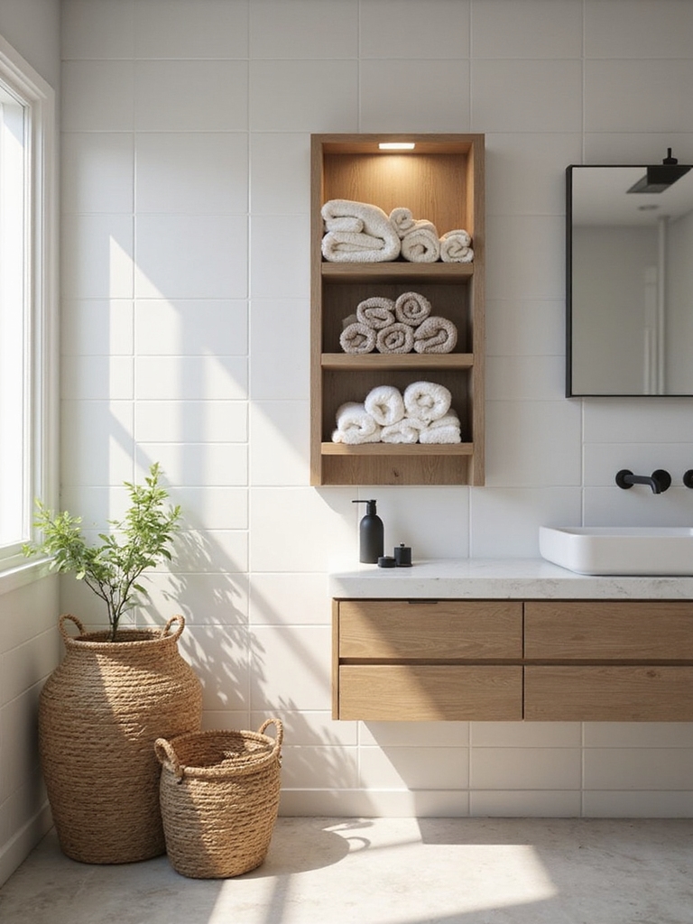 tidy towel storage solutions