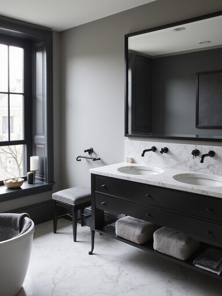 timeless elegance in contrast