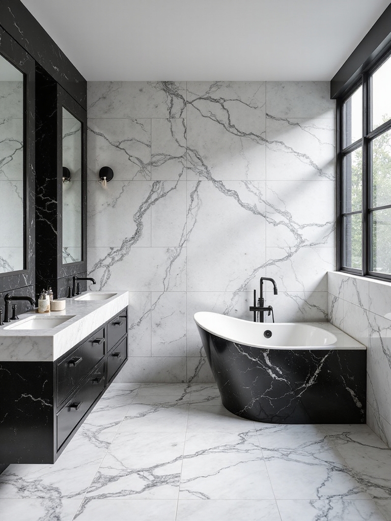 timeless elegance in contrast
