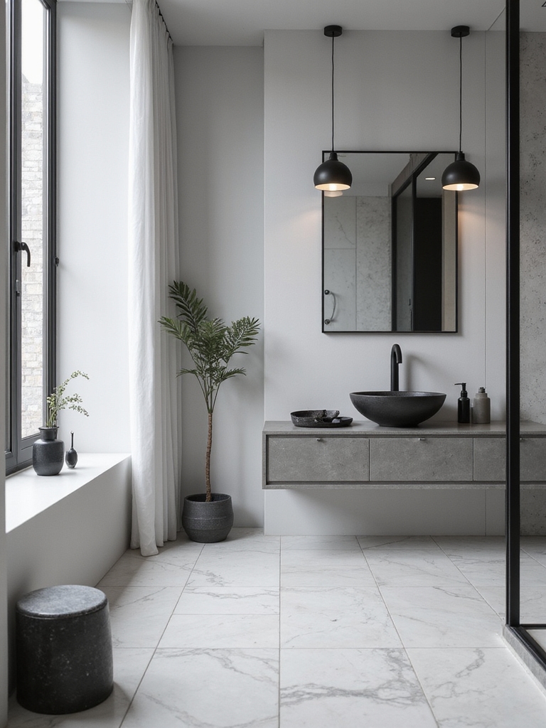 timeless monochrome bathroom designs