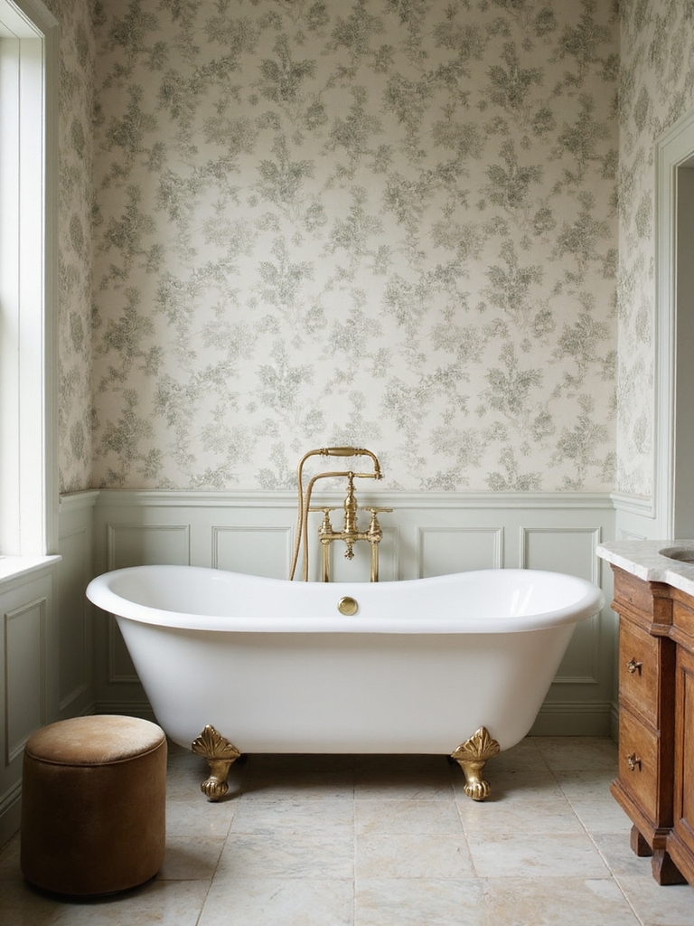 timeless vintage bathroom charm