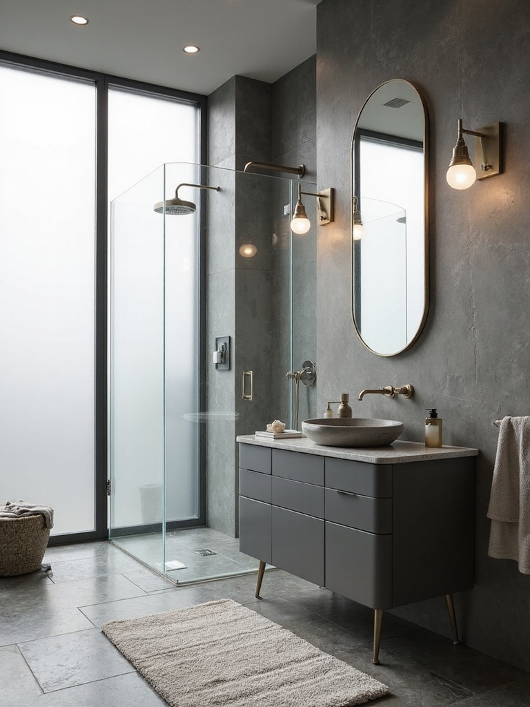 versatile grey bathroom elegance