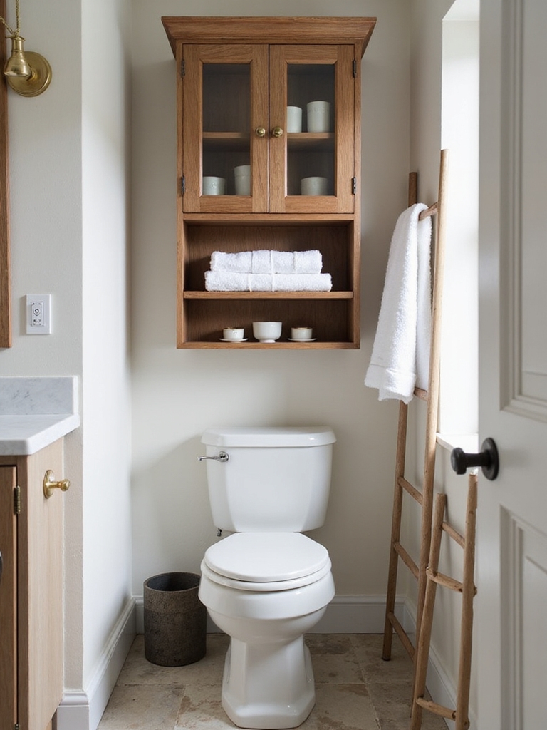 vertical storage for bathrooms