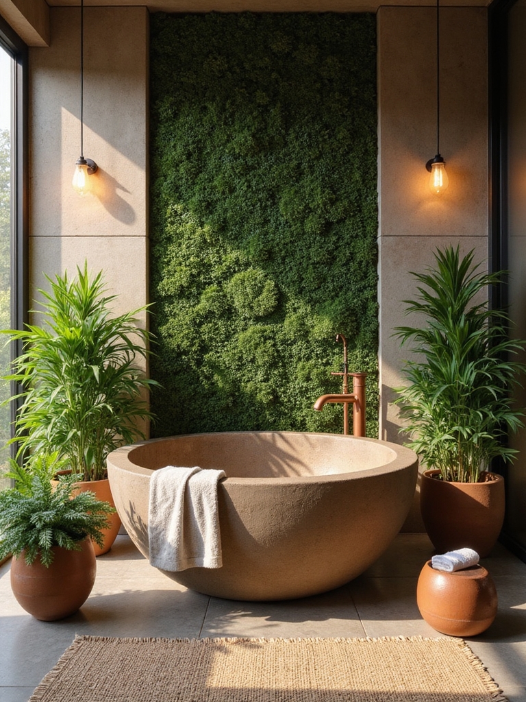 vibrant low maintenance greenery integration