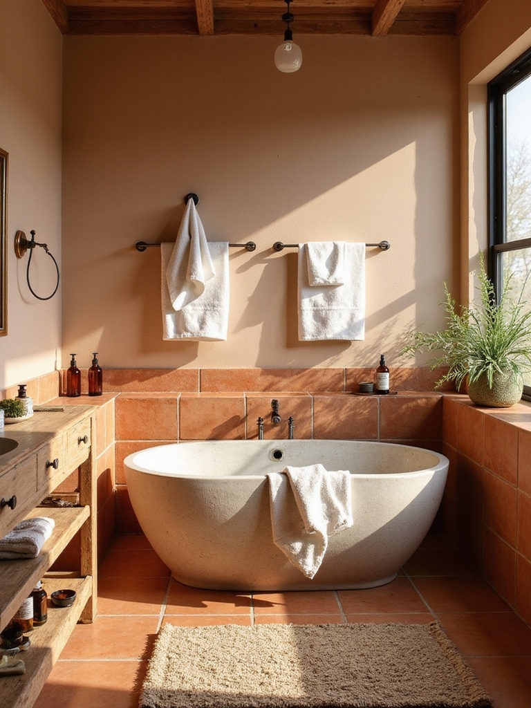warm colors and textures