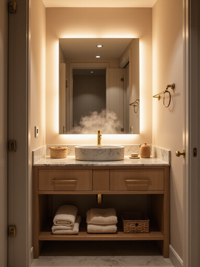 warm relaxing lighting techniques