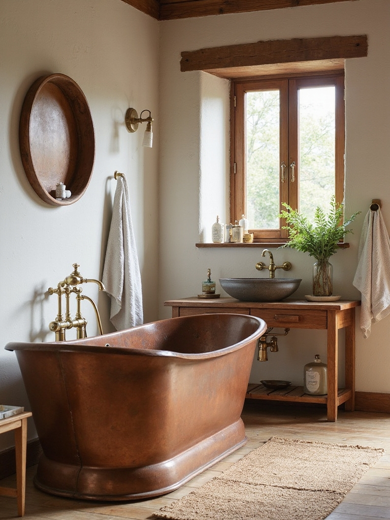 warm wood tones selection