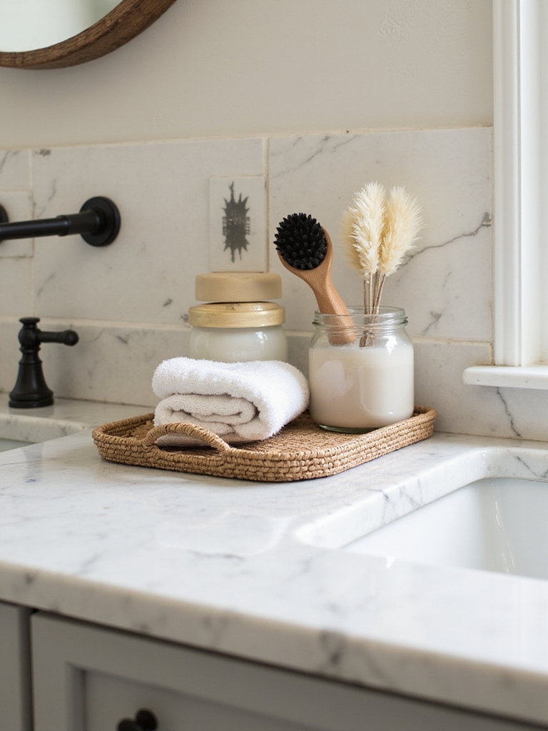 zone based bathroom organization guide